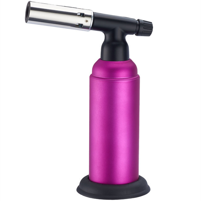 najnowsza sprawa firmy na temat Butan Torch Kuchenny wielokrotnego napełniania Podwójny ogień Regulowany palnik kuchenny Flambing Desery Creme Brulee BBQ